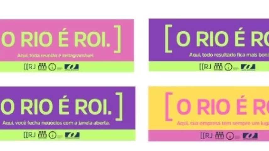 Clube de Criação do Rio de Janeiro, Central de Outdoor, Associação Brasileira de Marketing & Negócios e Grupo de Mídia do Rio de Janeiro lançam “O Rio é ROI”